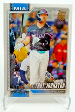 Troy Johnston 2026 Topps Series One 1 Base Rookie Card RC #317 Miami Marlins