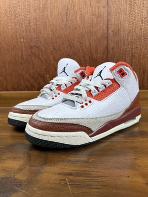 DV7028-108 Nike Air Jordan 3 Mars Stone Youth Size 5Y Sneakers 