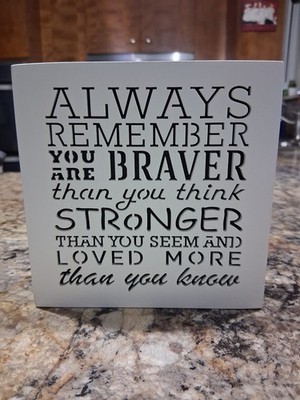 BULK LOT of 3 Motivational Wood Art Design Frames! Create Positivity Around You!