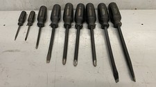 Craftsman Professional 9pc Screwdriver Assortment Set Black Handle USA Made