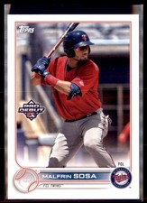 2022 Topps Pro Debut Malfrin Sosa FCL Twins #PD-67 3 Card Lot