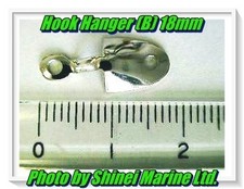 Nickel Plated Hook Hanger B - 20pcs Made in USA, Wall Mount Used