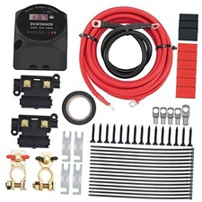 12V 140Amp Dual Battery Isolator Kit Manual/Auto Modes 12V LED Isolator Kit