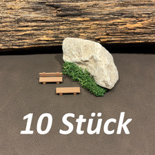 10x Holzbank / Gartenbank / Sitzbank für H0, 1:87 in Top Qualität