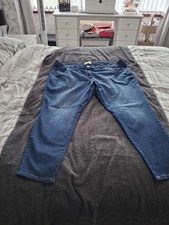 Ava Skinny Blue Jeans by Yours Clothing Plus Size 30