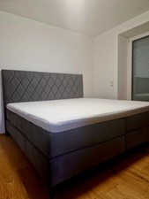 MONDO Barell Boxspringbett 200x200cm +Topper Premium Ergo Medium NEUWERTIG!