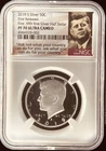 2019 S 50 CENT .999 SILVER KENNEDY HALF DOLLAR NGC  PF70 ULTRA CAMEO FIRST .999