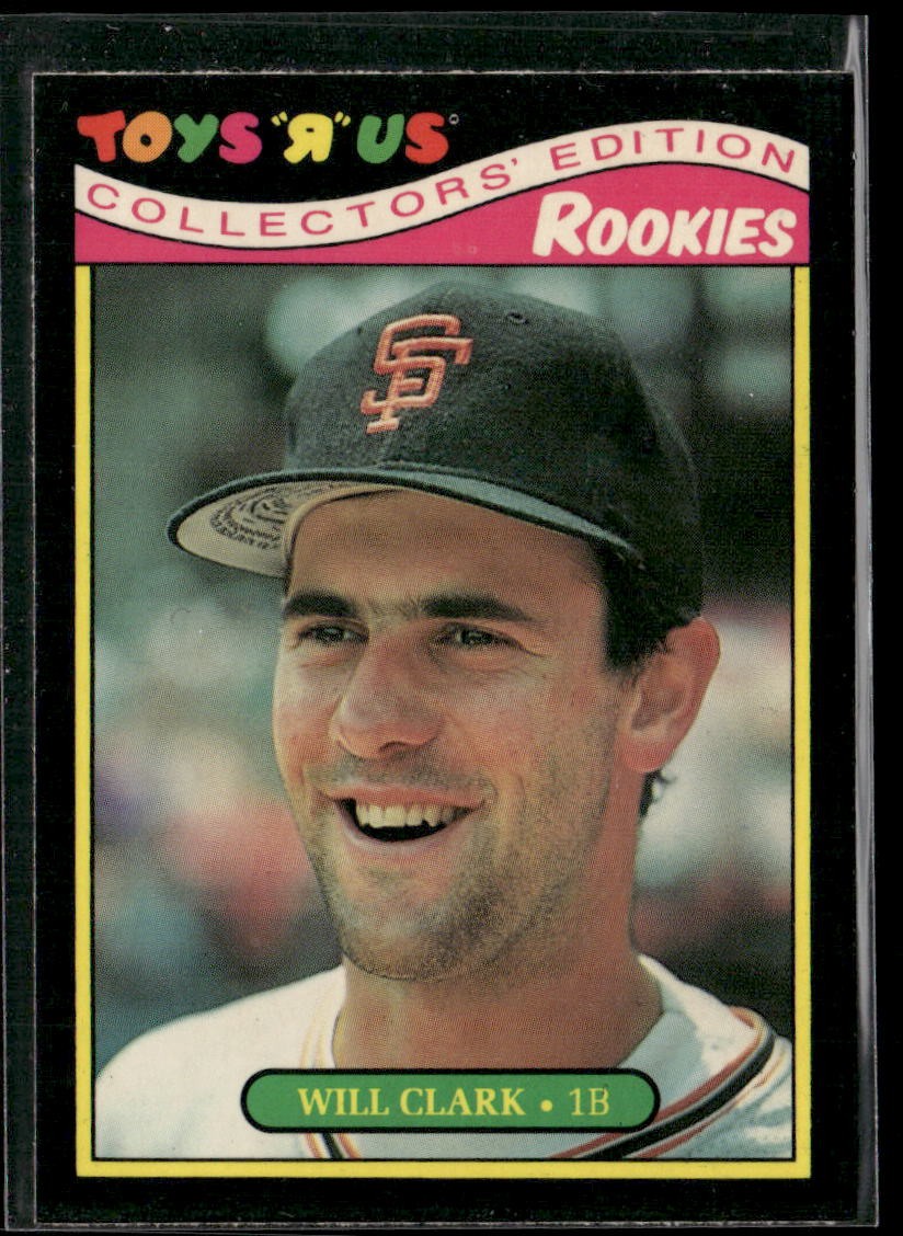 1987 Topps Toys "R" Us Rookies #7 Will Clark
