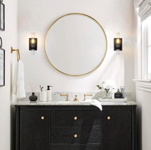 Untrammelife Black Wall Sconce, 1-Light Modern Wall Sconce (039) - Picture 6 of 6