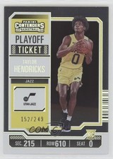 2023-24 Panini Contenders Playoff Ticket 152/249 Taylor Hendricks #43 1co7