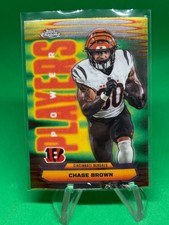 Chase Brown Power Players 2025 Topps Chrome Cincinnati Bengals #PP-19