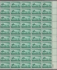 US, 936, COAST GUARD WW2, FULL SHEET OF 50, MINT NH, 1940'S COLLECTION