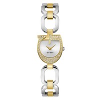 Guess Damen Armbanduhr Silber, Gold Gb Gia GW0683L6