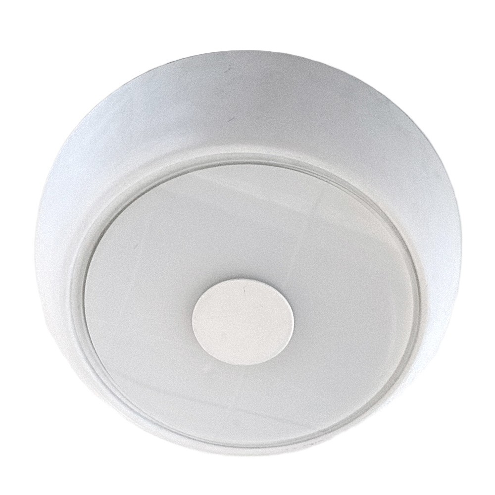 Litecraft Ceiling Light Flush Mounted Circular G9 Fitting - White Clearance