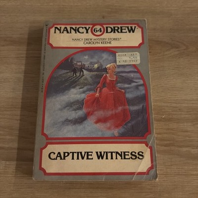 Vintage 1981 Nancy Drew ''Captive Witness'' Paperback Book. #64