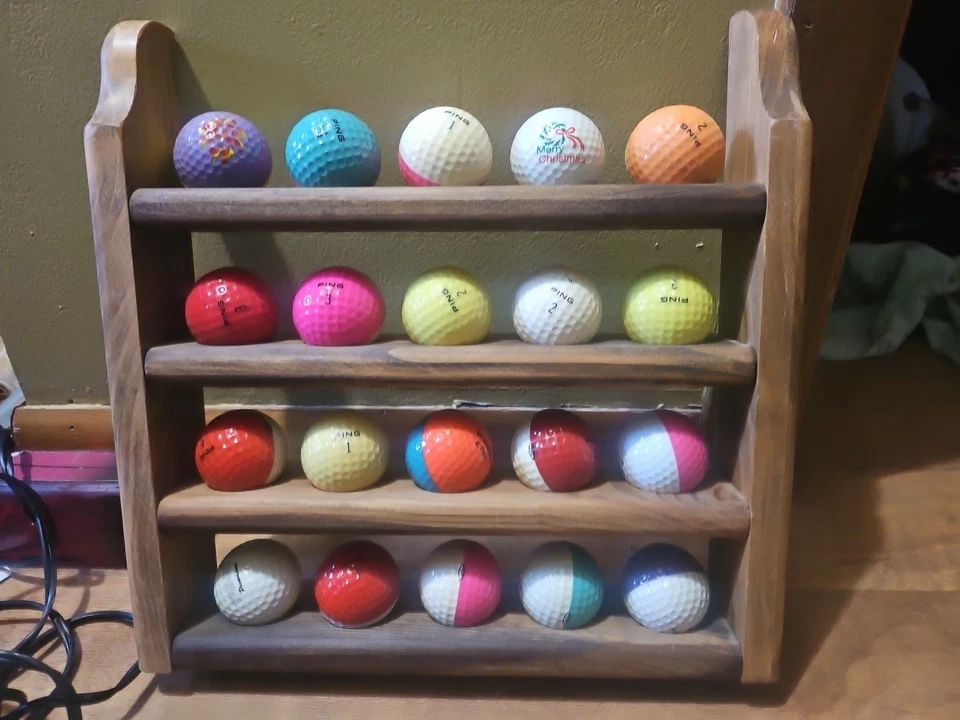 Lote de 20 pelotas de golf ping vintage ojo kársten pelotas de 2 colores Foto 2 de 4
