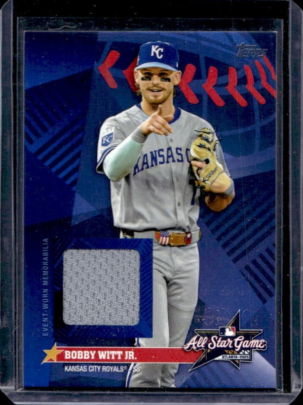 2025 Topps Update Bobby Witt Jr. All-Star Stitches Jersey #AS-BWJ Royals