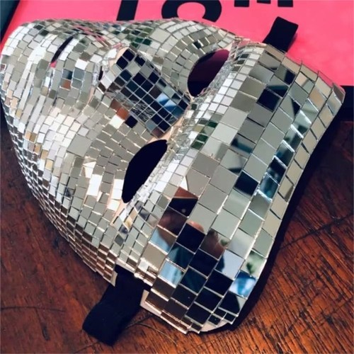 Ball Glitter Mirror Face Mask Festival Masquerade Masks For Cosplay Party AU - Picture 14 of 21