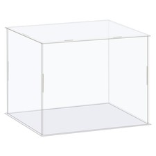 Display Case Box Acrylic Box Transparent Showcase 26x16x16cm for Collectibles