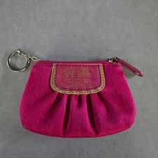 Vintage Coach Coin Purse with Key Holder 5x3.5x1