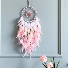 Dream Catchers, Pink Dream Catcher Tree of Life Wall Decor, with Natural Healing