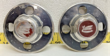 Oem Set Of 2 Red Emblem Alloy Wheel Center Cap 1985-95 Toyota Celicasupra Cc17