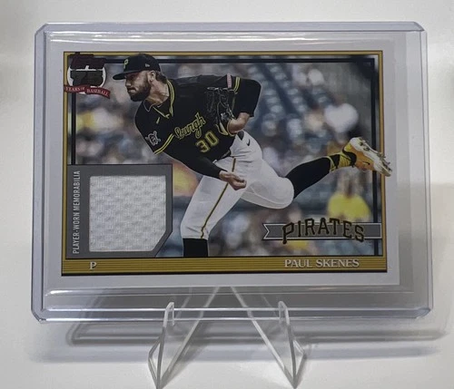 🔥🔥2025 CY Young Paul Skenes 2026 Topps Series 1 1991 Topps Baseball Relic Card