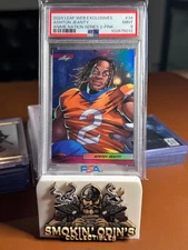2024 Leaf Web Ex Anime Nation Series 2  "2 /10" Ashton Jeanty PSA 9 Jersey MATCH