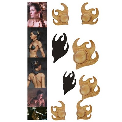 Star Wars Princess Leia Slave Jedi Cosplay Sexy Slave Golden Headband Accessory