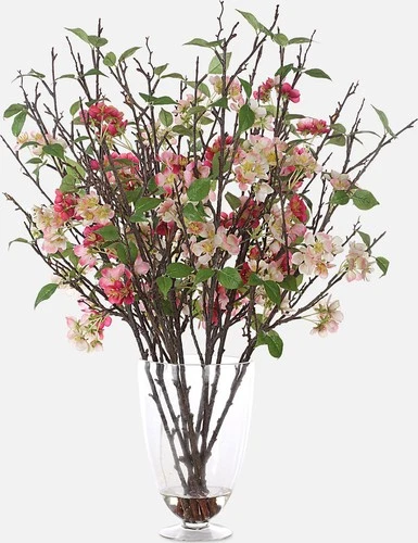 Uttermost 60230 Spring Blooms 35-1/4" Tall Glass Faux Flora - Clear - Picture 4 of 4
