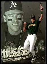 Scott Brosius 1997 Flair Showcase #112 Athletics MLB READ FREE SHIP AutographDen