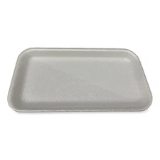 General Supply 17SWH Meat Trays, #17s, 8.5 X 4.69 X 0.64, White, 500/carton