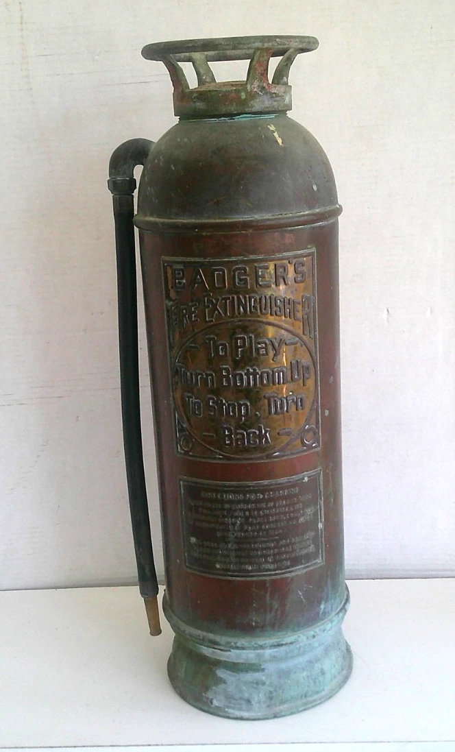 Badger Fire Extinguisher In Collectible Firefighting & Rescue