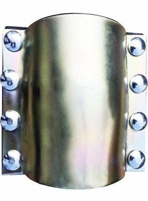 3 Inch Pipe Repair Clamp DN80 Leak Fix Coupling 3.5'' OD Steel Rubber Seal