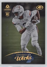 2023 Panini Luminance Rookie Blue 107/150 Dontayvion Wicks #147 16wc