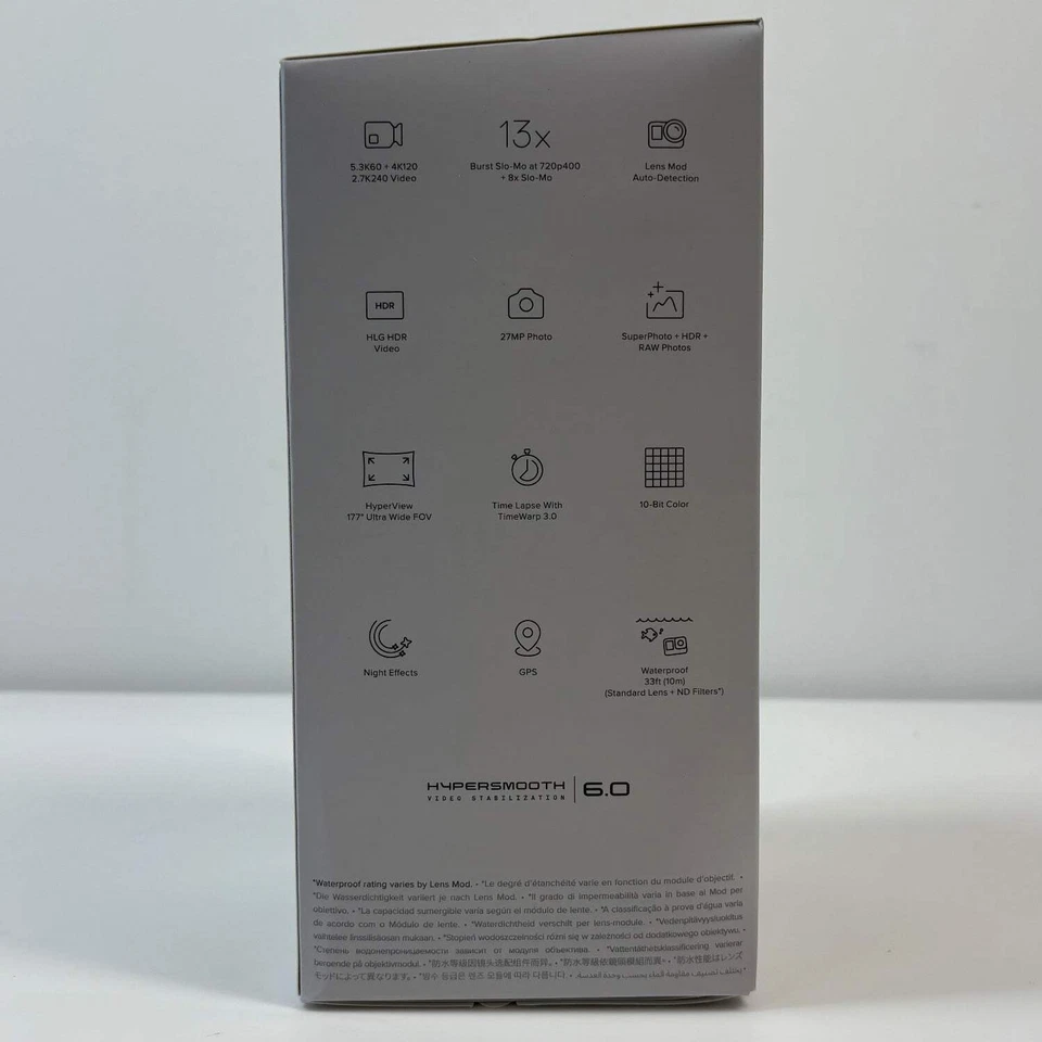 New GoPro Hero13 Black HB-Series Lens Collection 24.7MP 5K Action Camera CPSS1 - Image 3 of 4