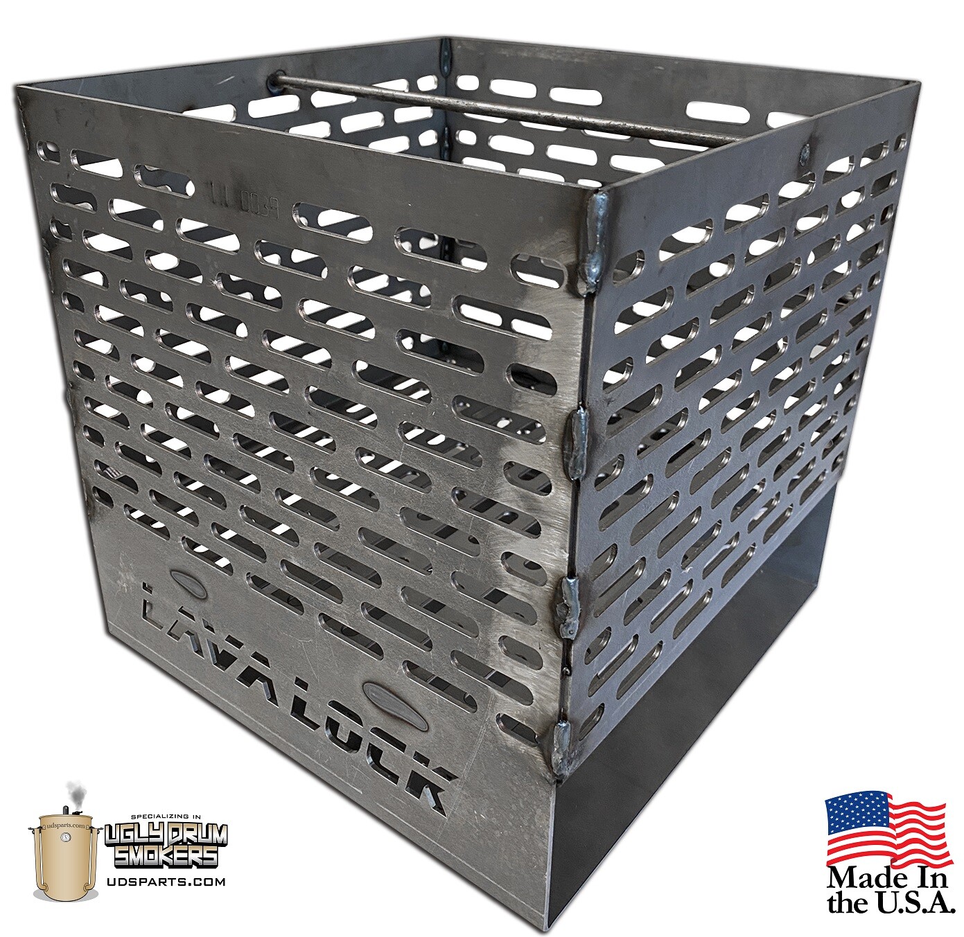 *Premium* Charcoal basket UDS Ugly Drum Smoker w/ legs & ash pan 55 gal 12 12 12