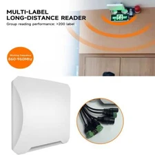 UHF RFID Reader Circular Polarize Antenna 25M Long Range RFID Integrated Reader