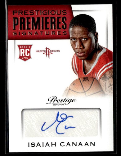 2013-14 Prestige Prestigious Premieres Signatures #40 Isaiah Canaan