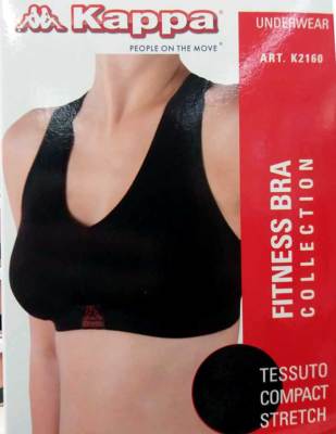 Womens Bra Kappa Sports Crisscross Microfiber Without Hooks Art. K2160