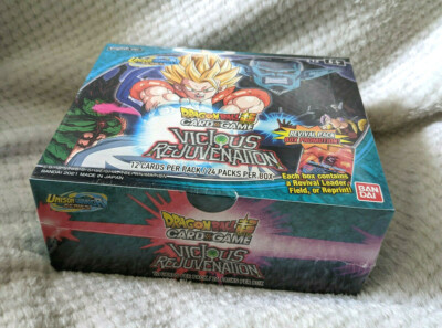 dragon ball super vicious rejuvenation booster box Dragon Ball Super Card Game TCG Vicious Rejuvenation 1st Edition Booster Box  B12