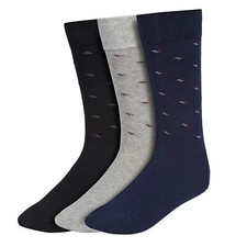 Cotton Calf Length Formal Men's Socks Combo of 3 SCS-901