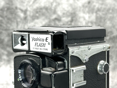 Rare! EXC+5] YASHICA E Flash Yashinon 80mm f3.5 TLR Film Camera