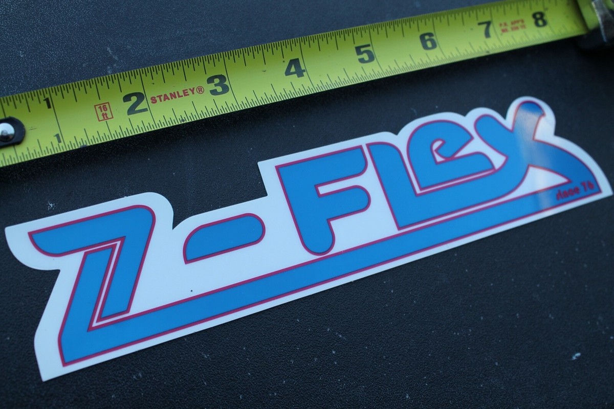 Z-Flex Skateboards Jay Adams Clear Blue Red ZBOY Vintage