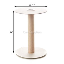 6 x 4.5 Inch Spool  Flange Empty Wooden Bobbins 152mm 114mm Reels Wool Cotton