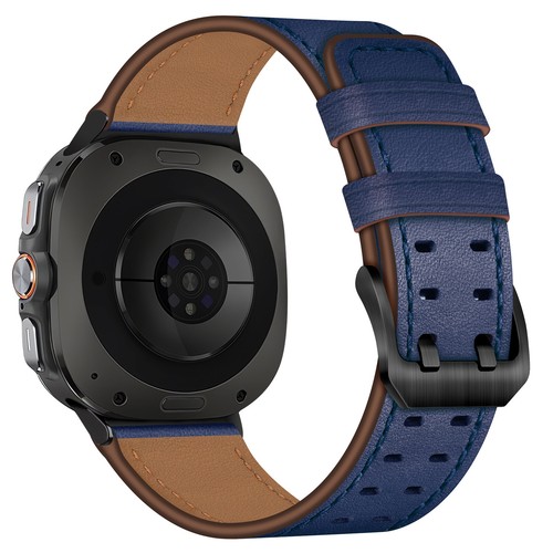 Leather Strap Double Buckle Watch Band 47MM For Samsung Galaxy Watch Ultra NEW - Picture 25 of 43