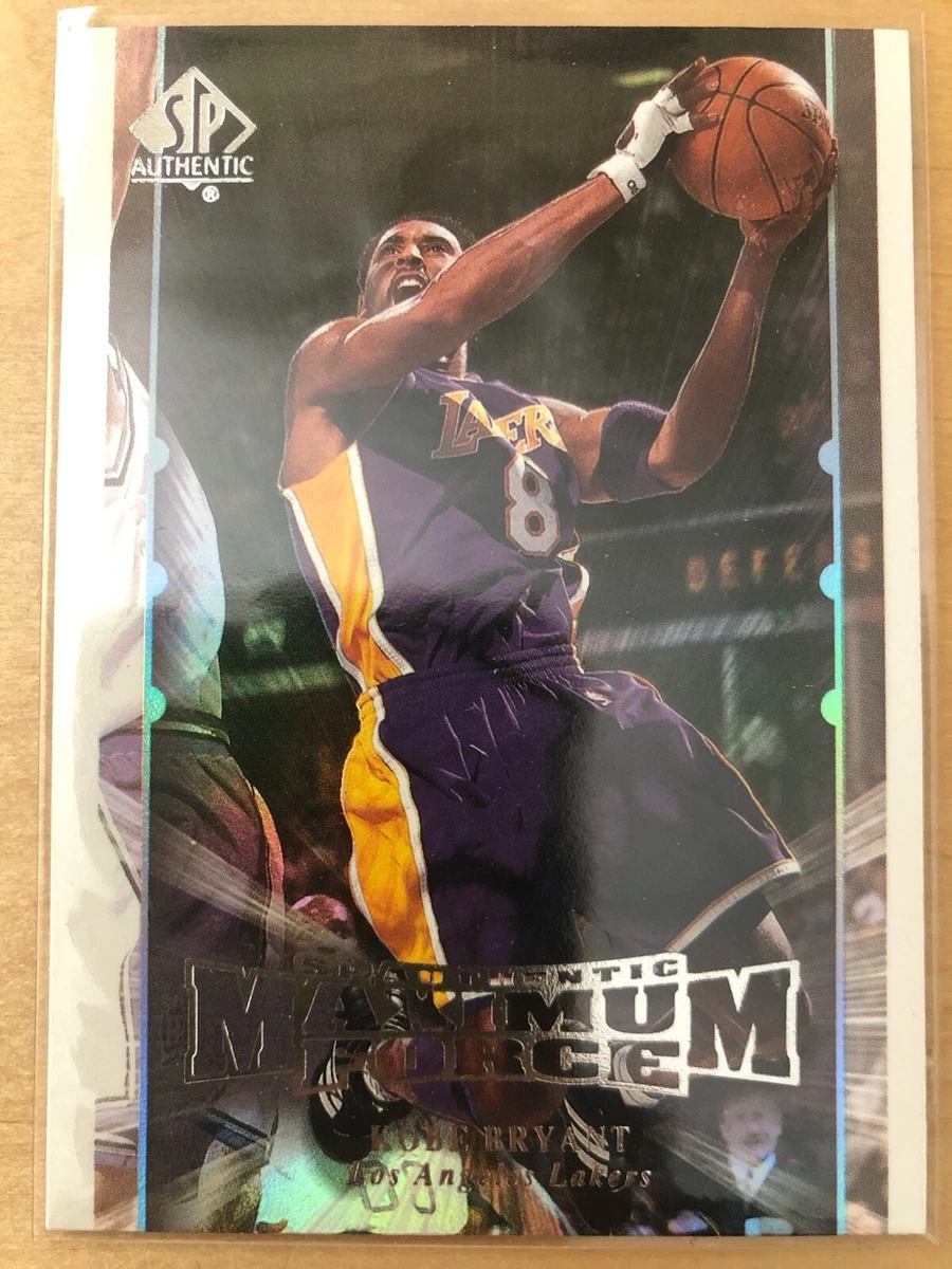 1999 SP Authentic KOBE BRYANT maximum force #m8 | eBay