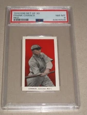 1910 E98 Set of 30 Frank Chance - Chicago NL HOF PSA 8