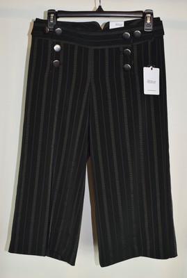 New Express Design Studio Sz 0 Dressy Crop Pants Black Capris The Editor