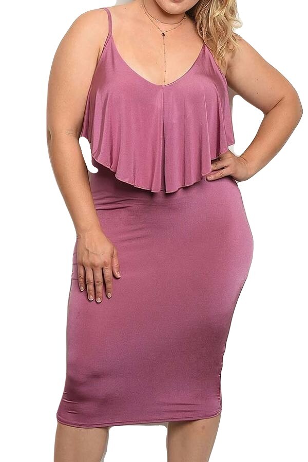 purple plus size bodycon dress SHEIN Plus Ruched Sweetheart Neck V-neck Bodycon Dress